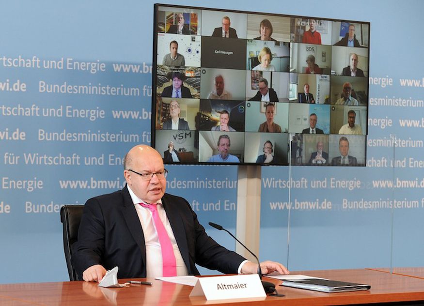 Bundesminister Peter Altmeier traf sich am gestrigen Donnerstag erneut mit 40 Vertretern deutscher Wirtschafts- und Branchenverbänden 